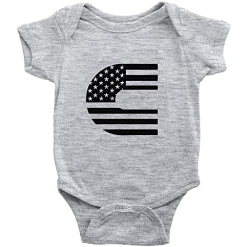 Cummin Natinal Flag Logo Novetly Toddler Rompers for Baby Girls Boys Short Sleeve Onesie