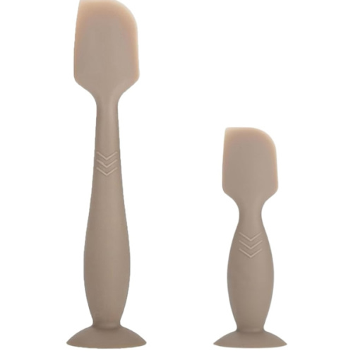 2 Pack Baby Diaper Cream Spatula - Baby Diaper Rash Cream Applicator for Butt Paste Diaper Cream - Diaper Cream Brush for Newborn Baby Essentials (Brown)