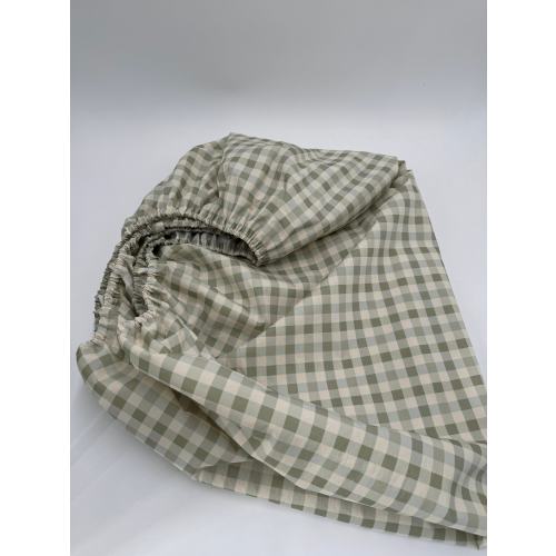 Sage Green Cotton Crib Sheets, Fitted Mini Crib Sheets, Changing Pad Covers, Pillowcases