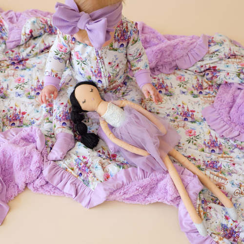 Katrina Minky Ruffled Luxe Patoo® Blanket