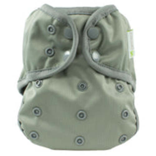 Cloth Diaper Cover in Pewter