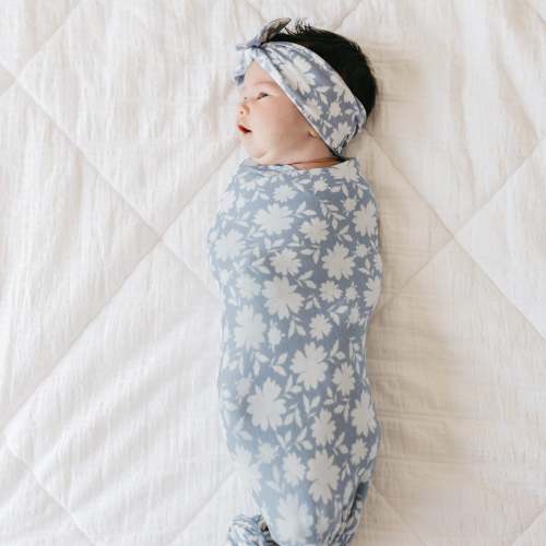 Knit Swaddle Blanket - Lacie