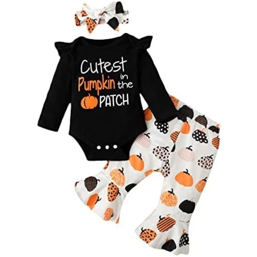 BIRTHDAY SHARK Infant Girl First Thanksgiving Outfit Baby Girl Thanksgiving Outfit Cutest Pumpkin in The Patch Girl Clothes