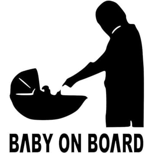 Baby on Board Force Mandalorian Decal Vinyl Sticker