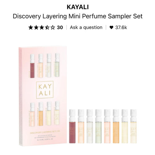 Discovery Layering Mini Perfume Sampler Set - KAYALI | Sephora