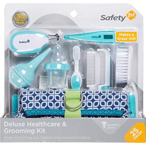 Safety 1st Deluxe 25-Piece Baby Healthcare and Grooming Kit (Arctic Blue)