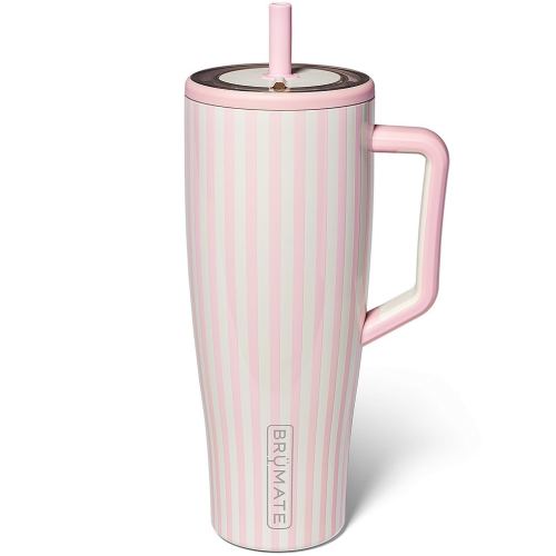 Brumate Strawberries & Cream Era Straw Insulated Tumbler, 40 oz.