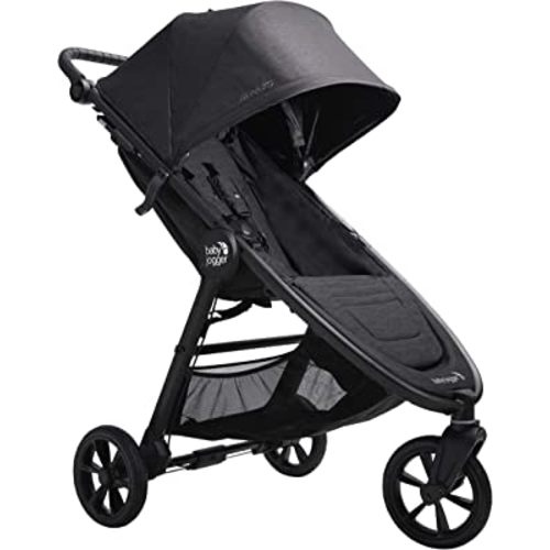 Baby Jogger City Mini GT2 All-Terrain Stroller, Black, Complete with Adjustable Handlebar, Hand-Operated Parking Brake, and car seat Adapter