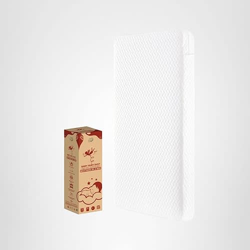 Dream On Me Baby Fairy Dust 5” Full-Size Crib & Toddler Mattress – GREENGUARD Gold & JPMA Certified, Water-Resistant Surface, Machine Washable Cover, Fits Full-Size Cribs & Toddler Beds
