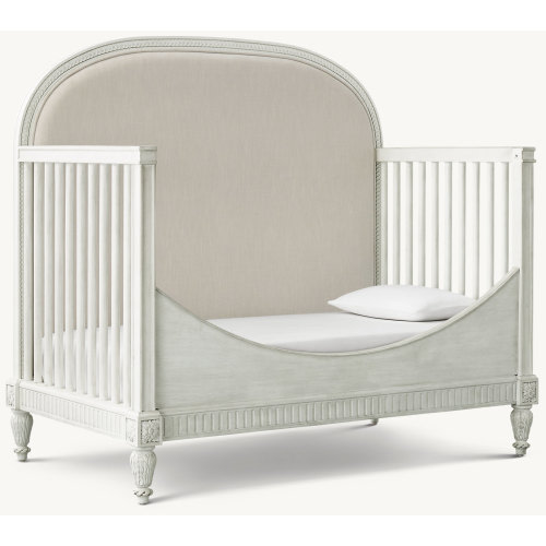 Belle Upholstered Conversion Crib Toddler Bed Kit | RH Baby & Child