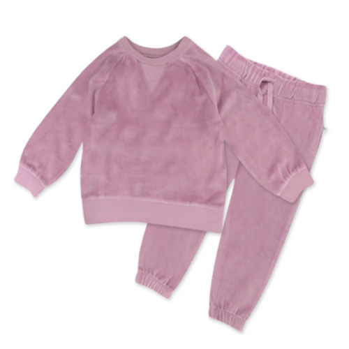 Velour Sweatsuit | Honest Baby Clothing