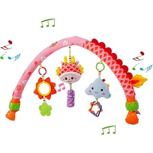 Pau1Hami1ton Baby Stroller Arch Toys, Car Seat Toys,Baby Gifts.S-19(Dragon)