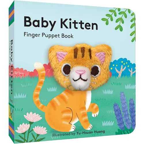 Baby Kitten: Finger Puppet Book: (Board Book with Plush Baby Cat, Best Baby Book for Newborns) (Baby Animal Finger Puppets, 20)