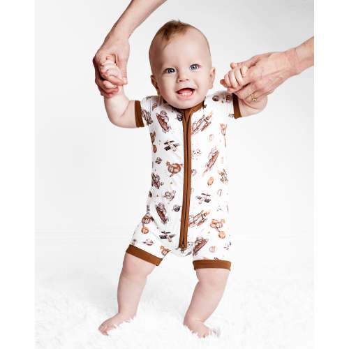 Outersloth (Space) Short Sleeve Romper