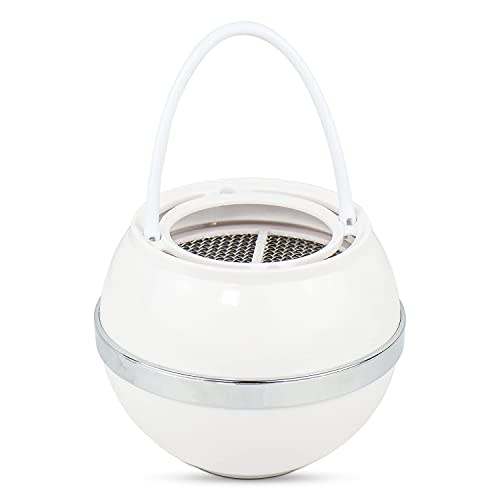 Crystal Quest White Bath Ball Water Filter – Reduces Contaminants for Softer, Smoother Skin - BPA Free