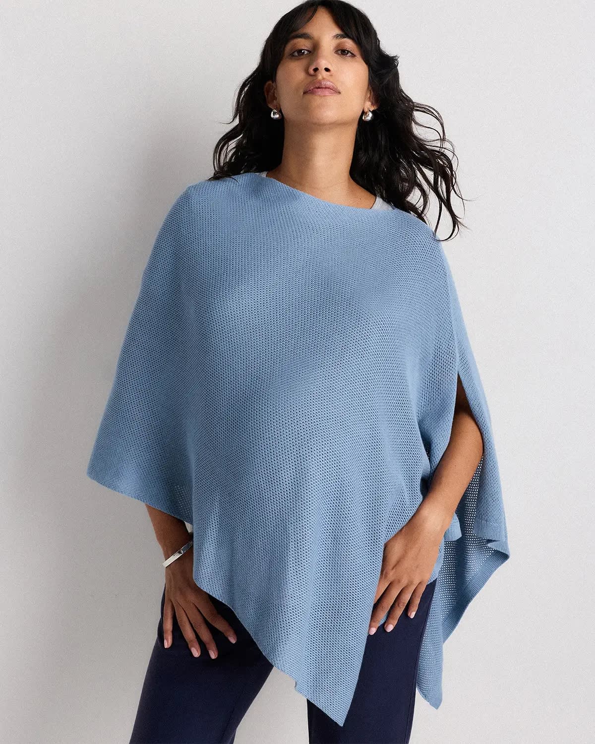 Lightweight Cotton Cashmere Nursing Shawl