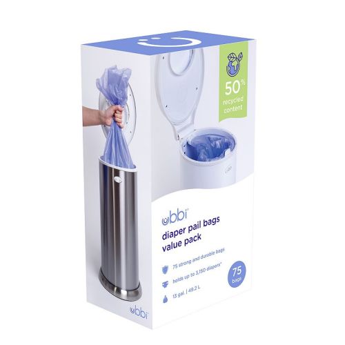 Ubbi 12-Gallon Diaper Pail Liners 3-Pack