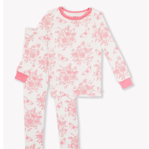 Ruffle Long Sleeve Pajama Set