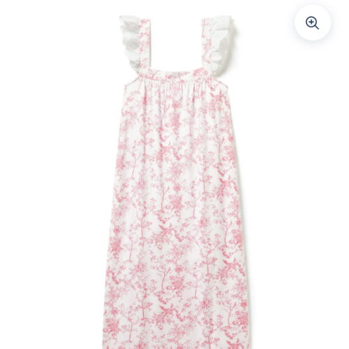 Women's Pima Clara Nightgown in Pink Timeless Toile