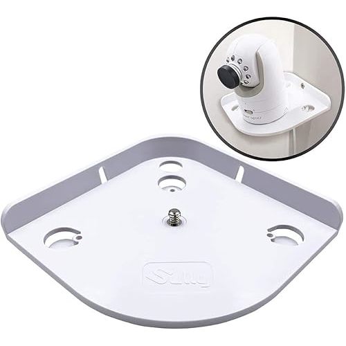 Baby Monitor Shelf Mount for Hello Baby Corner Camera Shelf Compatible with Infant Optics DXR-8 DXR-5 Arlo Baby Babysense 7 Motorola - Universal Wall Mounts Crib Cam Holder for Infants Video