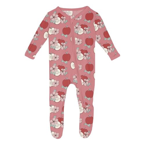 KicKee Baby & Toddler Zipper Footie – Ultra-Soft Viscose from Bamboo Pajamas with Flip Paws & Grips