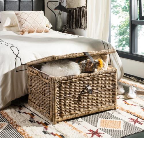 happimess Caden Wicker Trunk & Reviews | Wayfair
