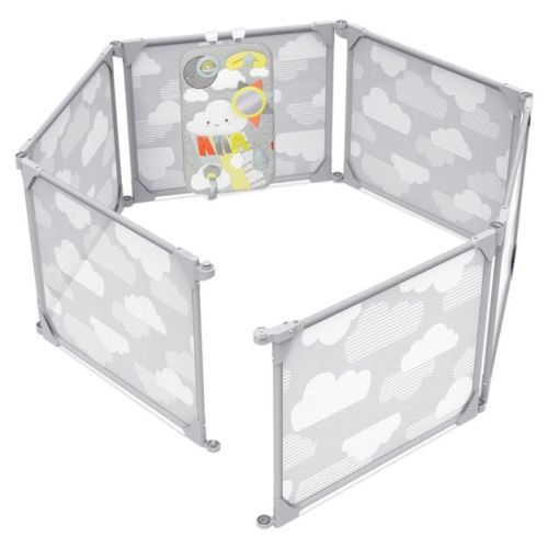 Skip Hop Play Enclosure Expandable Baby Playpen - Gray