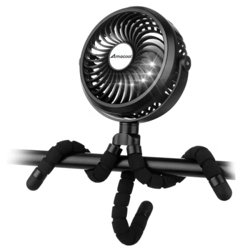 AMACOOL Battery Operated Stroller Fan