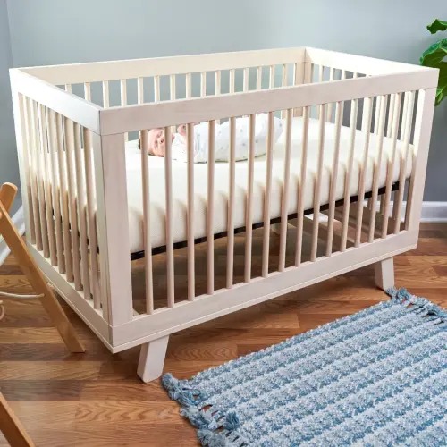 NaturepedicMattress Breathable Organic 2-Stage Baby Crib Mattress
