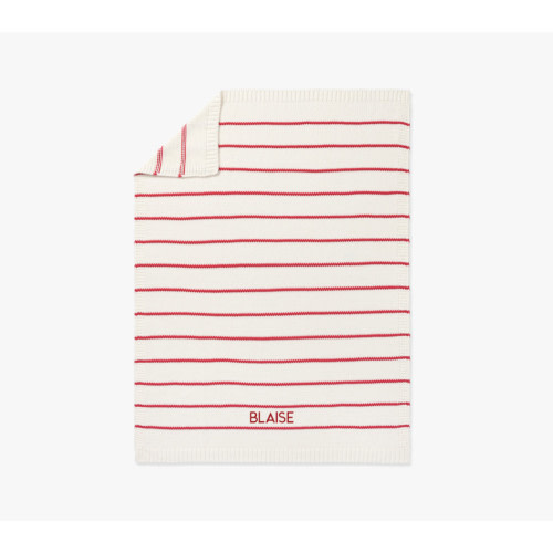 Breton Stripe Baby Blanket