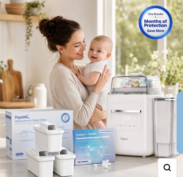 Papablic SafeguardPlus™ Baby Bottle Washer Refills Kit