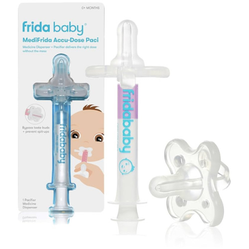 Frida Baby Medicine Pacifier Syringe, Accu-Dose Paci, Medi Frida Dispenser for Mess & Fuss Free Use, Made in USA