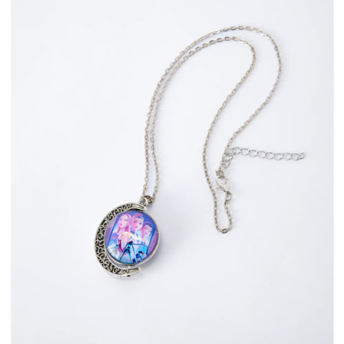 Girls Locket Necklace Purple Pendant – Rylee Faith Designs