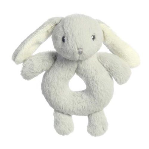 ebba Small Ring Rattle Dewey Playful Baby Stuffed Animal Dusk 6"
