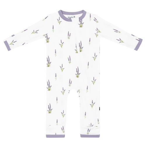 Zippered Romper in Lavender