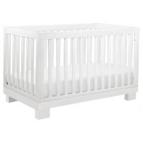 Babyletto Modo 3-in-1 Convertible Crib with Toddler Rail, White