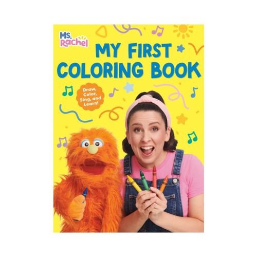 My First Coloring Book - by Ms. Rachel (Paperback)