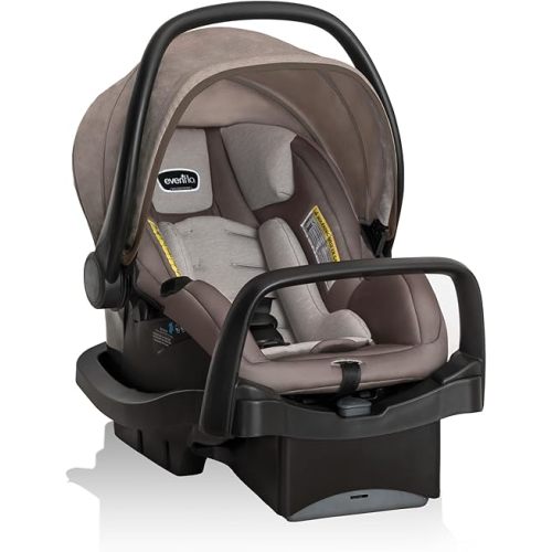 Evenflo Pivot Modular Travel System with LiteMax Infant Car Seat (Desert Tan)