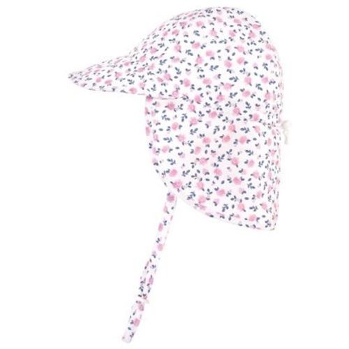 Hudson Baby Infant and Toddler Girl Sun Protection Hat, Berry Floral