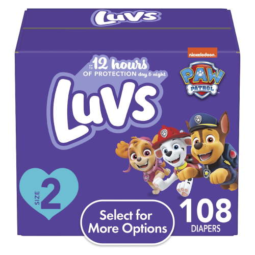 Luvs Diapers Size 2, 108 Count (Select for More Options)