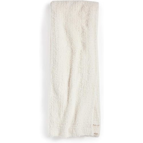 Barefoot Dreams Women's CozyChic Throw, Cream, Off White, One Size