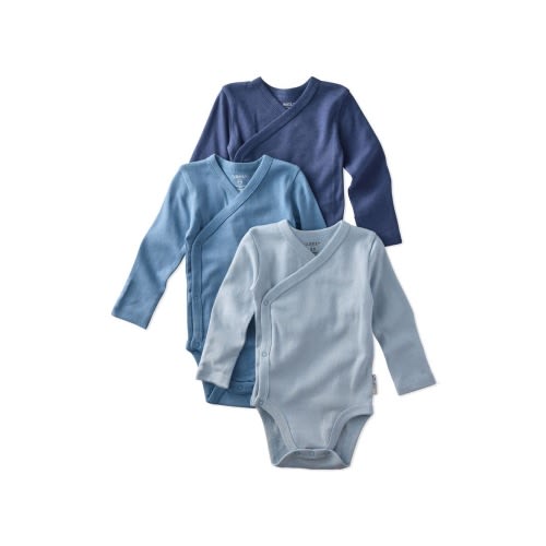 Sterling Side Snap Organic Cotton Assorted 3-Pack Bodysuits