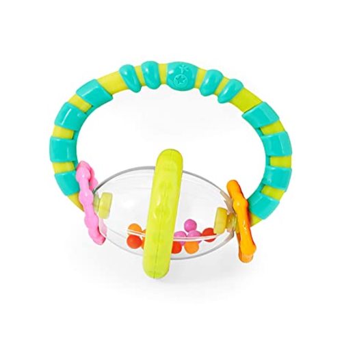 Bright Starts Oball Shaker Rattle Toy, Ages Newborn Plus