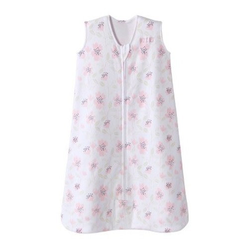 HALO Innovations SleepSack 100% Cotton Wearable Blanket - Girl, Color: Blush Wildflower, Size: M