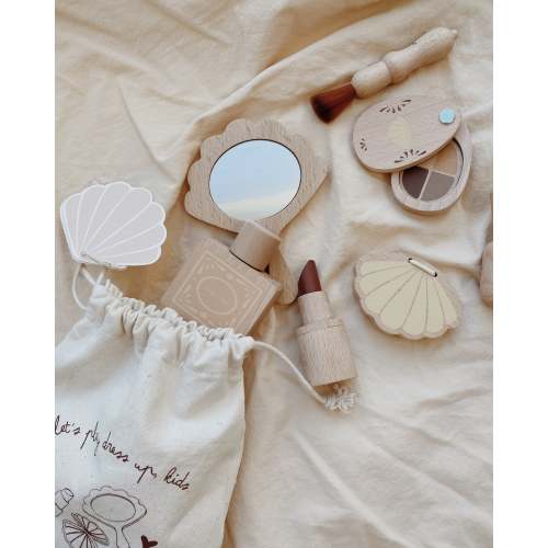Wooden Makeup Play Set – Eco-Friendly Pretend Play – Playroom Collective