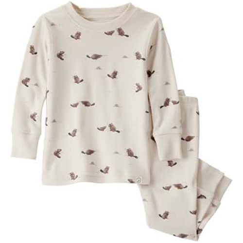 Beaver print little planet by carter's Baby 2-piece Pajamas Made With Organic Cotton