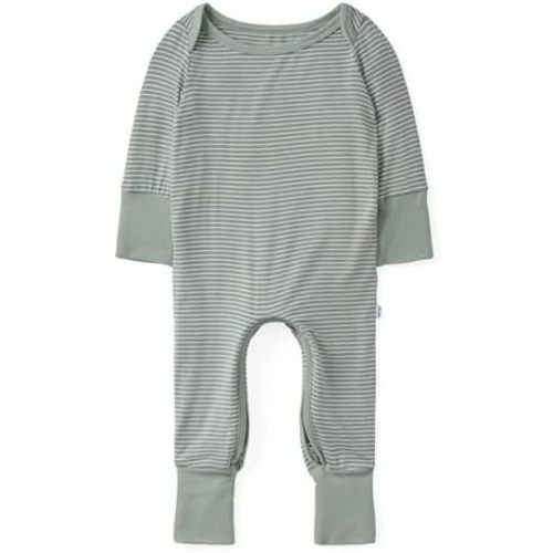 Little Sleepies Newborn Crescent Pajamas, Viscose from Bamboo Baby Pajamas, Boys & Girls Preemie Sleepers, 2-Way Zipper PJs