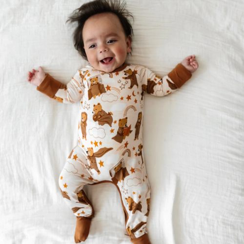 Beary Sleepy Crescent Zippy - Little Sleepies