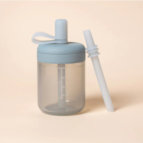 Silicone Training Cup with Straw