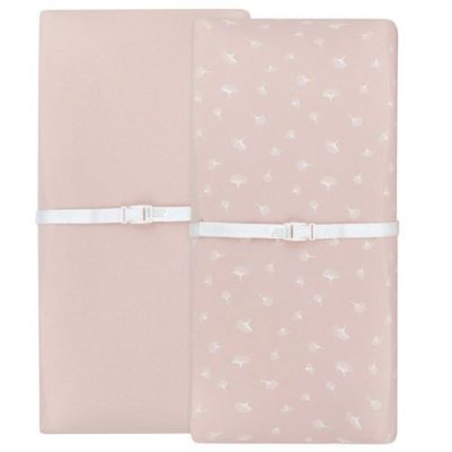 Ely's & Co. Baby Changing Pad Cover - Cradle Sheet 100% Combed Jersey Cotton Pink for Baby Girl